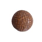 Kunststof Ronde Decoratie Bol Ø 10 Cm Met Streepmotief thumbnail 2