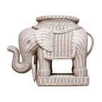 Wicker Elephant Sidetable thumbnail 2