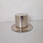 Ice Bucket Wijnkoeler Hoge Hoed Top Hat Vintage Design. thumbnail 8