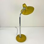 Vintage, Industriële Bureaulamp Faro 70-G – Fase, Okergeel thumbnail 7