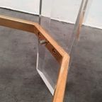 Hollywood Regency Messing Glas Tafel Set 70s thumbnail 11