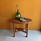 Vintage Bijzettafeltje, Lectuur Tafeltje, Sidetable, Krukje thumbnail 14