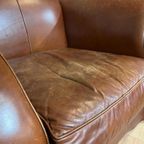 Chesterfield Look 3 Zits Bank + Fauteuil - Bruin - Leder thumbnail 24