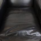 Stijlvolle, Tijdloze En Zeer Comfortabele Set Van 2 Zwart/ Grijze Schapenleren Design Fauteuils thumbnail 8