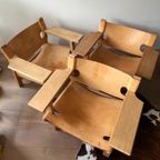 Three Spanish Chairs By Børge Mogensen For Fredericia, 1970'S thumbnail 12