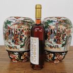 Set Porselein Vintage Oosterse Vazen, Bloemenvaas, Vaas Set Prijs thumbnail 10