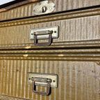 Oshkosh Steamer Trunk Antiek thumbnail 11