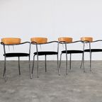 Vintage Stoelen | Eetkamerstoelen | Effezeta | Jaren 80 thumbnail 4