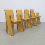 4X Architectural Chair, One-Off By Dutch Architect Kees Doornenbal, 1990S thumbnail 2