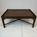 Mahonie Chinese Chippendale Stijl Cocktailtafel thumbnail 10