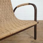 Italian Wood And Cord Woven Rope Bench thumbnail 8