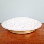 Grote Plafondlamp Van Geglazuurd Glas (Diam 45Cm), Doria, 1970 thumbnail 11