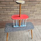 Unieke Vintage Planten Etagere Met Boekenrek thumbnail 4