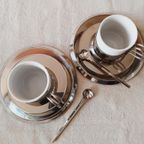Vintage Chrome Thee/Koffieset Danish Steel House thumbnail 12