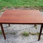 Teak Uitschuiftafel L161 /121 X B80 X H74 thumbnail 6