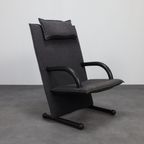Fauteuil T-line Burkhard Vogtherr Arflex 1980s thumbnail 7