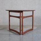 &Tradition Drop Leaf Hm5 Bijzettafel Hout Messing Bruin thumbnail 5