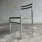 Italian Mid Century Chrome Design Chair thumbnail 6