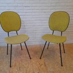 Pair Of French Diner Chairs Fyfties thumbnail 5