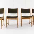 Set 4 Kai Lyngfeldt Larsen Voor Soren Willasden Stoelen Vintage thumbnail 12