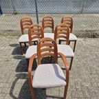 Set Van 6 Eetkamerstoelen - Holstebro Møbelfabrik Denemarken thumbnail 16