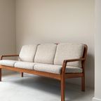 Vintage Teak Houten Bank Van dyrlund thumbnail 9