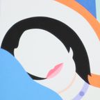 Offset Litho Naar Tom Wesselmann Monica With Tulips 299/450 Pop Art thumbnail 6