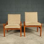 Deense Loungeset – Twee Fauteuils Met Tafeltje – Jaren 70 thumbnail 19