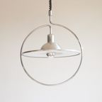 Silver Saturn Ceiling Lamp, Space Age 1970S thumbnail 12
