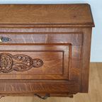 Vintage Secretaire Ladekast Landelijk Bureau Buro 014 thumbnail 16