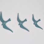 Set 3 Vintage Vogels Wall Art Mid Century 1970 Wand Bird Art thumbnail 5