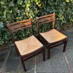 2X Pastoe Stoel Met Biezen Zitting thumbnail 5