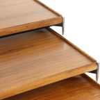 Unieke Mimiset Nesting Tables Lämmle And Co Vintage Omkeerbaar Blad thumbnail 8