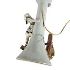 Tafellamp - Keramiek - 'Figurine' - Gesigneerd - 2E Helft 20E Eeuw thumbnail 7