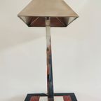 Unieke Zilveren Lamp. Gunther Lambert Verzilverde Lamp. Duits Design. thumbnail 15