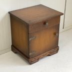 Jaren 50 Nachtkastje Brocante Vintage thumbnail 5