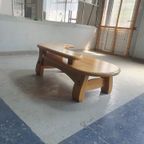 Vintage Brutalistische Salontafel - 70s thumbnail 5