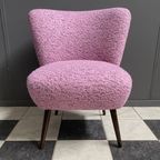 Pink Cocktail Chair 1960S Mcm thumbnail 2