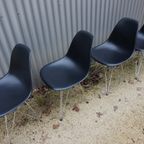 Vintage Zwarte Vitra Dsr Eames Stoelen, Set Van 4 thumbnail 6