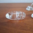 Vintage Set Van 6 Handgemaakte Glazen Servetringen thumbnail 6