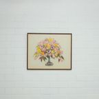 Horizontale Lijst Geborduurde Vaas Bloemen thumbnail 2