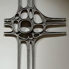 Brutalist Wall Art, Casted From Alumium thumbnail 6