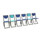 Vintage Set 6 Eetkamerstoelen Van Karl Friedrich Förster Voor Kff Desi thumbnail 9