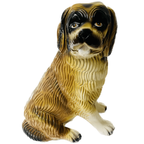 Vintage Xl Beeld Sint-bernard Hond Keramiek thumbnail 3