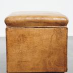 Geweldige Vintage Schapenleren Design Hocker Van Bart Van Bekhoven thumbnail 10