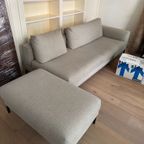 Design on Stock 2,5-zits Bank, 1-arm (links) + Poof + Rugkussens thumbnail 2