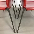 4 Leren Zanotta Stoelen Design Roberto Barbieri thumbnail 9