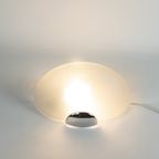 Sce - Société Centrale D’Eclairage - Wandlamp - France - Gesatineerd Glas - Wit - 1970'S thumbnail 6