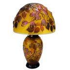 Art Nouveau Tafellamp In Gallé Stijl Muchroom, Eind 20e Eeuw. thumbnail 2