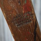 Industriele Vintage Houten Schildersladder, Schilderstrap thumbnail 5
